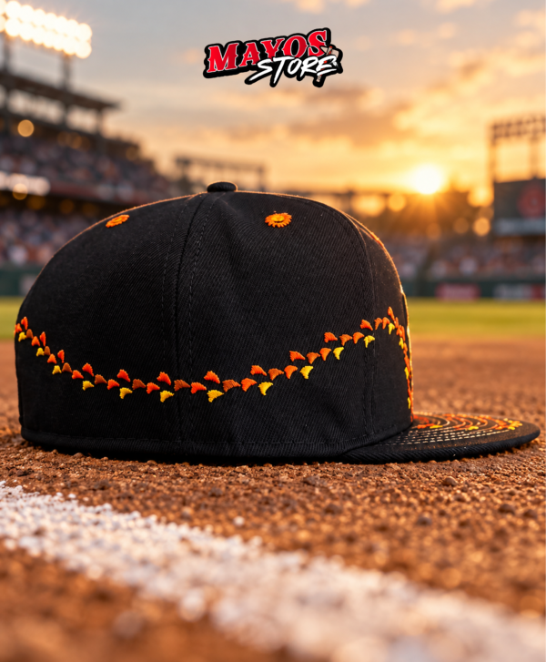 Gorra Azul Especial Día De Muertos Cerrada - Imagen 2