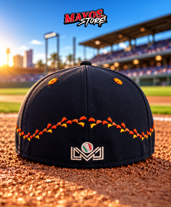 Gorra Azul Especial Día De Muertos Cerrada - Imagen 3